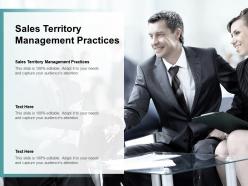 Sales territory management practices ppt powerpoint presentation model aids cpb