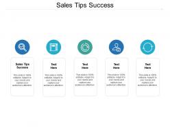 Sales tips success ppt powerpoint presentation file outline cpb