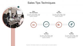 Sales Tips Techniques In Powerpoint And Google Slides Cpb