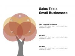Sales tools small businesses ppt powerpoint presentation slides mockup cpb