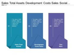 Sales total assets development costs sales social responsibility