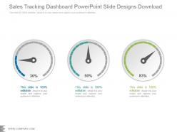 Sales tracking dashboard powerpoint slide designs download