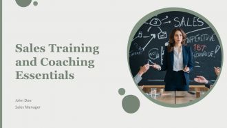 Sales Training And Coaching Essentials PPT Slides AT