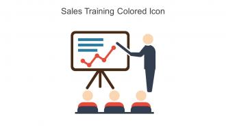 Sales Training Colored Icon In Powerpoint Pptx Png And Editable Eps Format