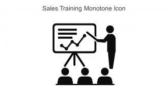 Sales Training Monotone Icon In Powerpoint Pptx Png And Editable Eps Format
