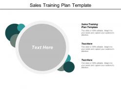 Sales training plan template ppt powerpoint presentation model example topics cpb