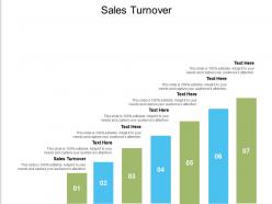 Sales turnover ppt powerpoint presentation infographics slideshow cpb