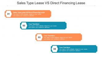 Sales type lease vs direct financing lease ppt powerpoint presentation infographics example cpb