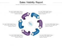 Sales visibility report ppt powerpoint presentation portfolio design templates cpb