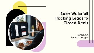 Sales Waterfall Tracking Leads To Closed Deals PPT Guidelines AT