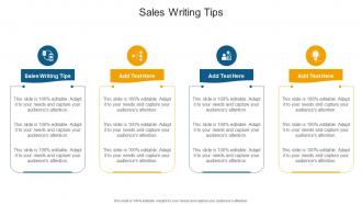 Sales Writing Tips In Powerpoint And Google Slides Cpb