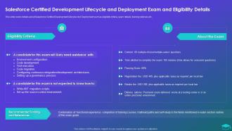 Salesforce Certified Development Lifecycle And Eligibility Details Professional Certification Programs