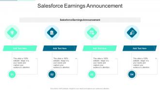 Salesforce Earnings Announcement In Powerpoint And Google Slides Cpb