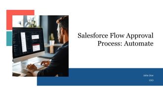 Salesforce Flow Approval Process Automate PPT Mockup AT