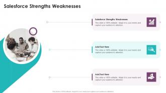 Salesforce Strengths Weaknesses In Powerpoint And Google Slides Cpb