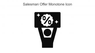 Salesman Offer Monotone Icon In Powerpoint Pptx Png And Editable Eps Format