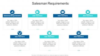 Salesman Requirements In Powerpoint And Google Slides Cpb