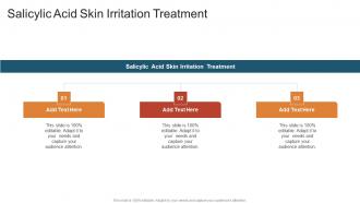Salicylic Acid Skin Irritation Treatment In Powerpoint And Google Slides Cpb