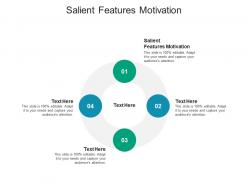 Salient features motivation ppt powerpoint presentation ideas layouts cpb