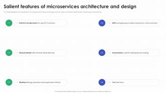 Salient Features Of Microservices Architecture And Design