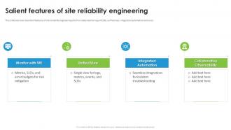 Salient Features Of Site Reliability Engineering
