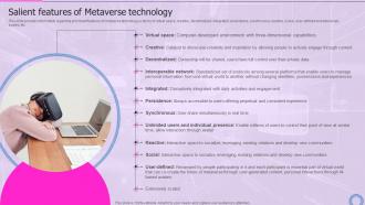 Salient Features Of Technology Decoding Digital Reality Of Physical World With Megaverse AI SS V