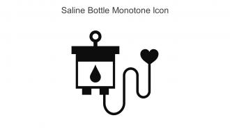 Saline Bottle Monotone Icon In Powerpoint Pptx Png And Editable Eps Format
