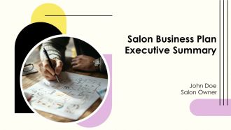 Salon Business Plan Executive Summary PPT Outline AT