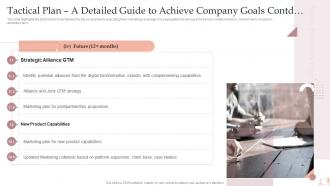 Salon Business Plan Tactical Plan A Detailed Guide To Achieve Company Goals BP SS Unique Multipurpose
