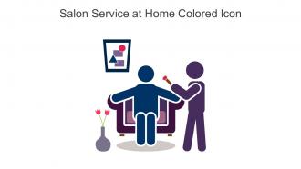 Salon Service At Home Colored Icon In Powerpoint Pptx Png And Editable Eps Format