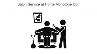 Salon Service At Home Monotone Icon In Powerpoint Pptx Png And Editable Eps Format