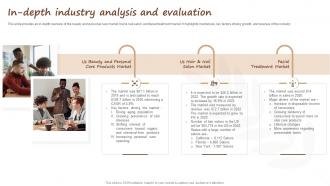 Salon Start Up Business In Depth Industry Analysis And Evaluation BP SS