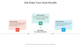 Salt Water Face Wash Benefits In Powerpoint And Google Slides Cpb