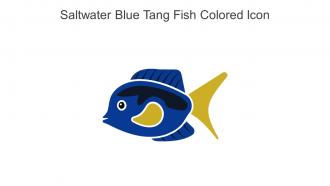 Saltwater Blue Tang Fish Colored Icon In Powerpoint Pptx Png And Editable Eps Format