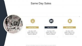 Same Day Sales In Powerpoint And Google Slides Cpb