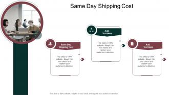 Same Day Shipping Cost In Powerpoint And Google Slides Cpb