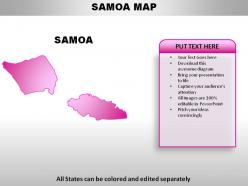 Samoa country powerpoint maps