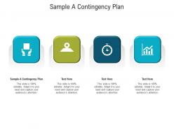 Sample a contingency plan ppt powerpoint presentation file gallery cpb
