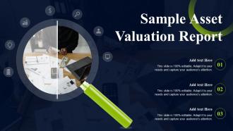 Sample Asset Valuation Report Ppt Powerpoint Presentation Diagram Graph Charts