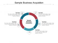 Sample business acquisition ppt powerpoint presentation layouts master slide cpb