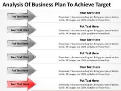 Sample business powerpoint presentation of plan to achieve target slides