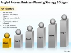 Sample business powerpoint presentation planning strategy 6 stages templates