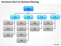 Sample business powerpoint presentation structural chart for planning slides