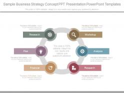 Sample business strategy concept ppt presentation powerpoint templates