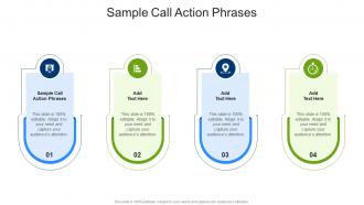Sample Call Action Phrases In Powerpoint And Google Slides Cpb