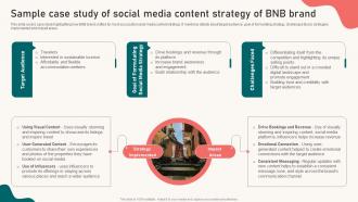 Sample Case Study Of Social Media Content Strategy Content Marketing Strategy Suffix MKT SS