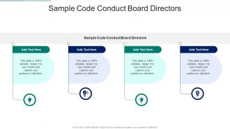 Sample Code Conduct Board Directors In Powerpoint And Google Slides Cpb