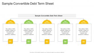 Sample Convertible Debt Term Sheet In Powerpoint And Google Slides Cpb