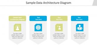 Sample data architecture diagram ppt powerpoint presentation show background cpb