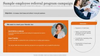Sample Employee Referral Program Campaign Comprehensive Guide To Employment Strategy SS V